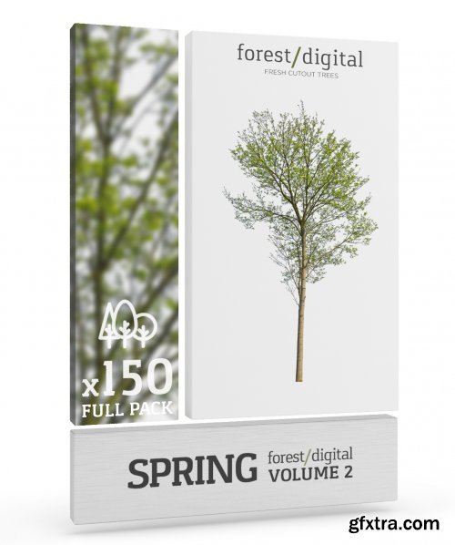 Forest Digital – Spring Trees Vol. 2