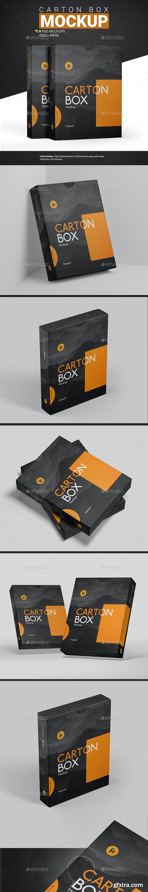 GraphicRiver - Carton Box Mockup 31176771