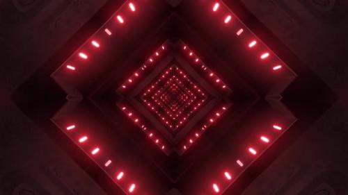 Videohive - 4K Abstract Red Neon Vj Pack - 33031203