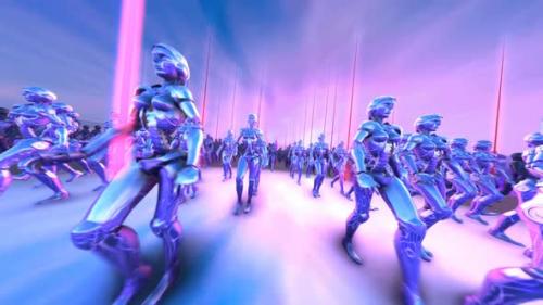 Videohive - Future army of robots - 33033647
