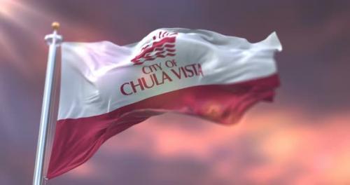 Videohive - Chula Vista City Flag, California, United States - 33035096
