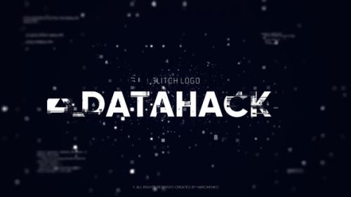 Videohive - Glitch Logo - Data Hack // DaVinci Resolve - 32922176