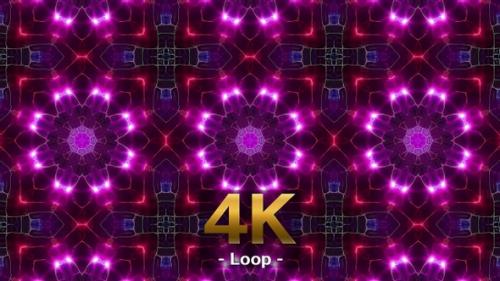 Videohive - Colorful Light Kaleidoscope Loop 4K 01 - 33043057