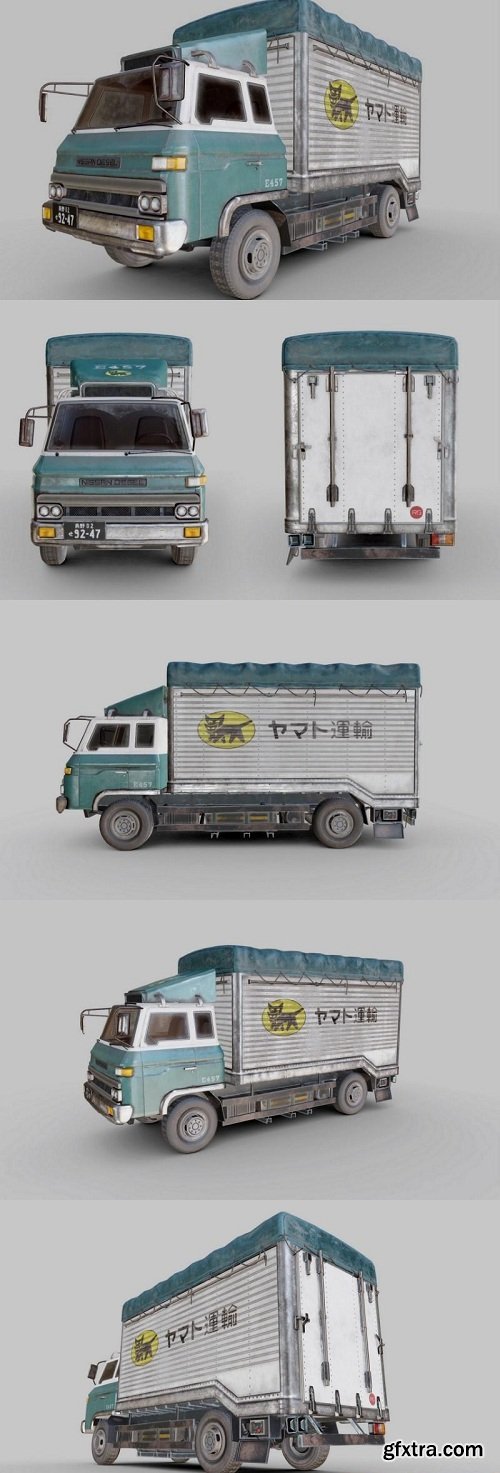 Nissan Diesel Condor Cargo Truck 3D Model