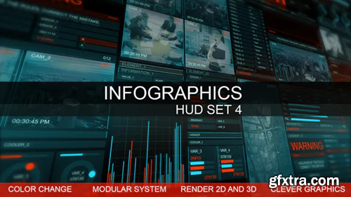 Videohive Infographics HUD smart graphics 22651875