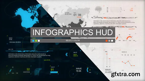 Videohive Infographics HUD set 3 22173158