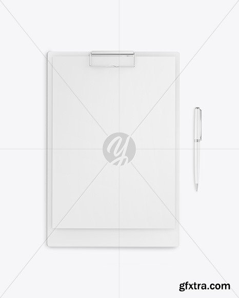 Clipboard with Pen Mockup 85645