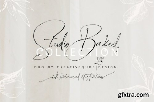 CreativeMarket - Studio Baked Font Collection + Extra 3885402