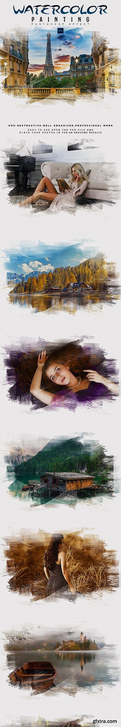 GraphicRiver - Watercolor Painting - Photoshop Effect 28936851