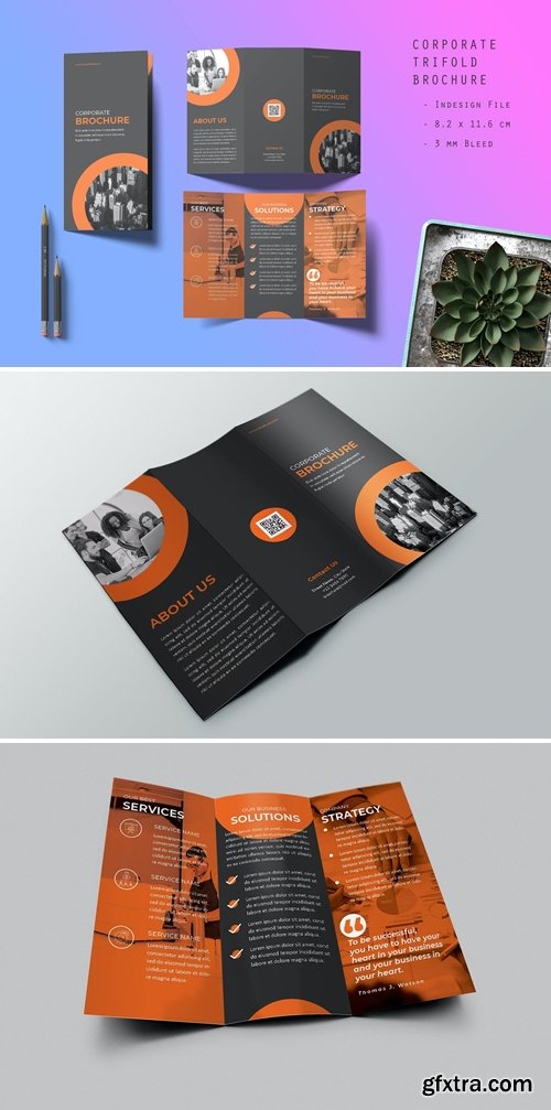 Corporate Team Trifold Business