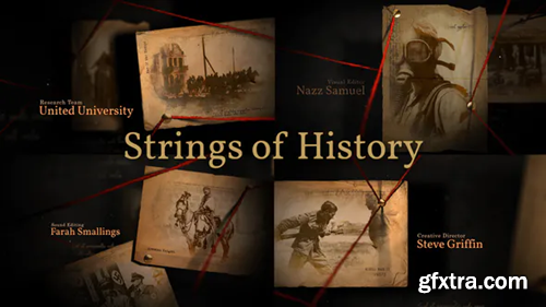 Videohive Strings Of History 23601639