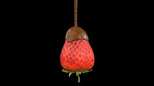 Videohive - Strawberry With Chocolate - 21725693