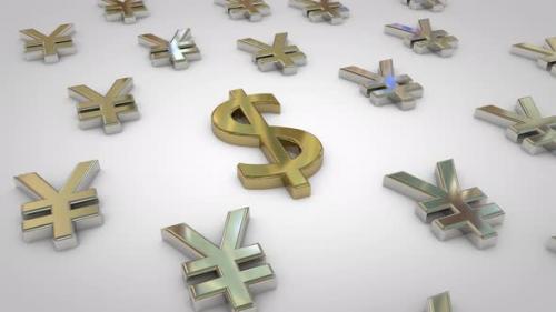 Videohive - Yuan USD Currency Symbols - 23856285