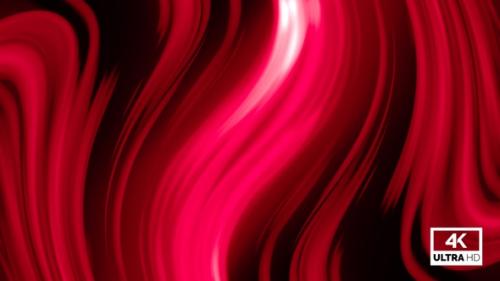 Videohive - Abstract Twisted Red Color Trendy Liquid Wavy Background Seamless Looped - 33108390