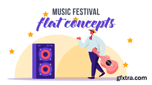 Videohive Music festival - Flat Concept 33124765