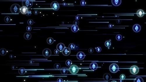 Videohive - Ethereum Crypto Particles 02 Hd - 33124086