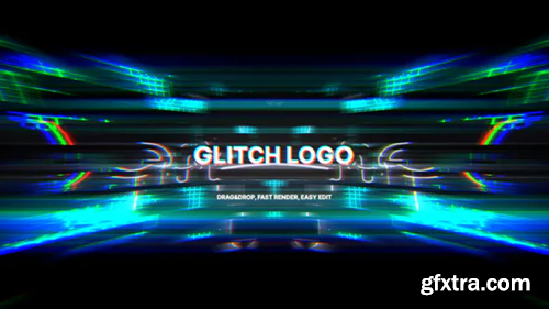 Videohive Real Glitch Logo 23907380