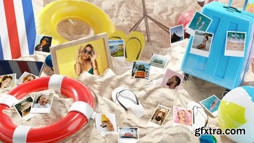 Videohive Photo Gallery on Summer Beach 33088877