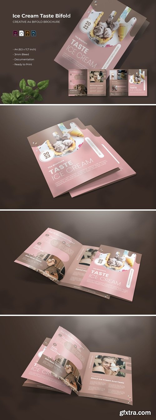 Ice Cream Taste | Bifold Brochure