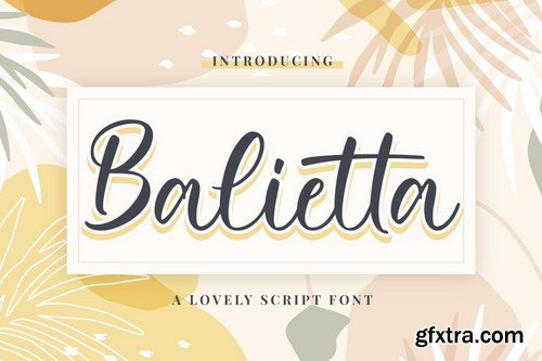Balietta - Lovely Script