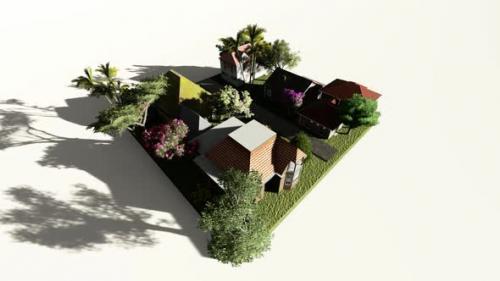 Videohive - Isometric housing in the countryside - 33098662