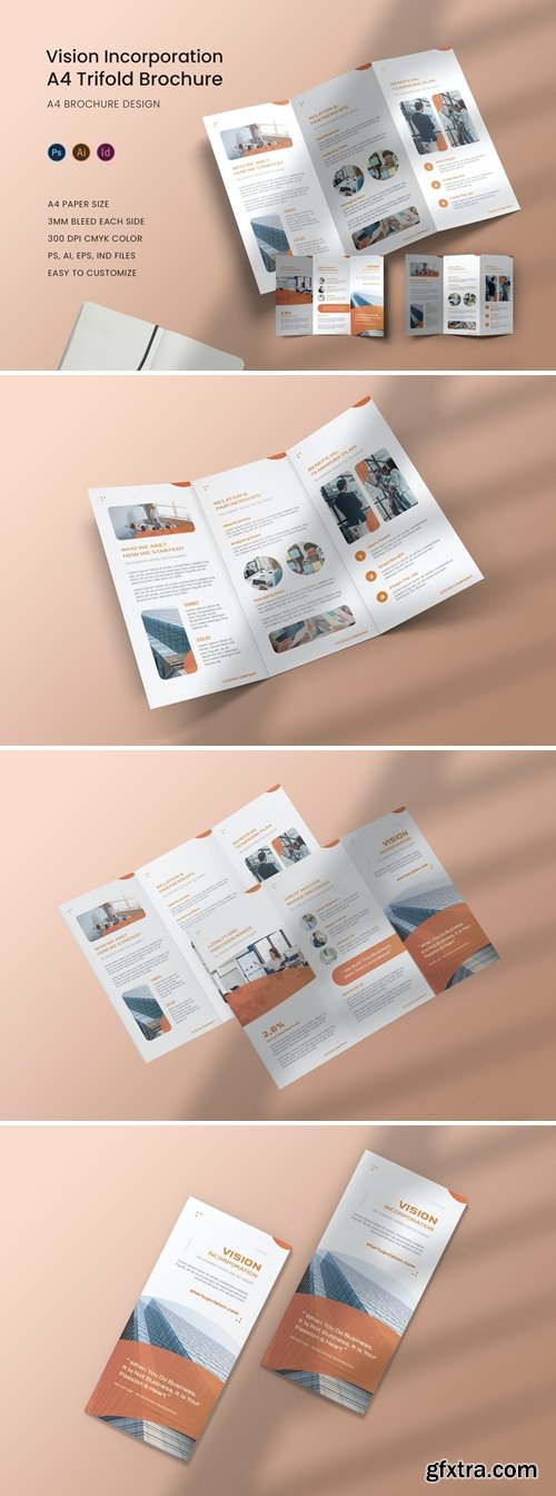 Vision Incorporation Trifold Brochure