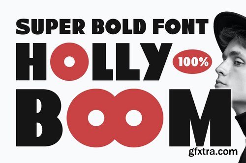 Holly Boom Advertisement Font
