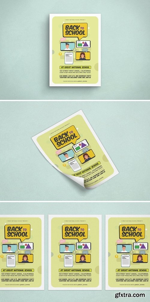 Back To School Psd Template