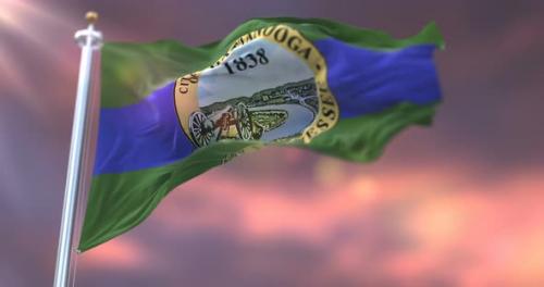 Videohive - Chattanooga City Flag, United States - 33051693