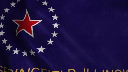 Videohive - Springfield flag, Illinois, United States of America - 33166883