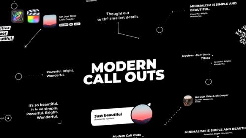 Videohive - Modern Call Outs - 33120679