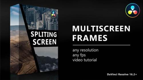 Videohive - Multiscreen Frames for DaVinci Resolve - 33139265