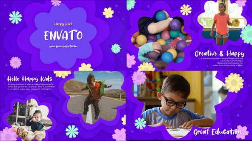 Videohive - Happy Kids Slideshow || Premiere Pro MOGRT - 33167219
