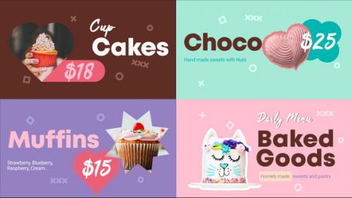 Videohive - Baked Goods Menu || FCPX - 33200417