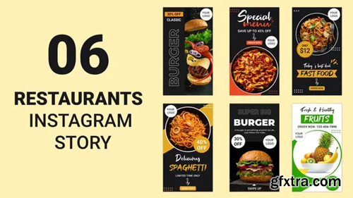Videohive Restaurant Instagram Stories 33210568