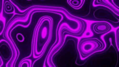Videohive - Purple Neon Oil Spot Background Vj Loop HD - 33189435