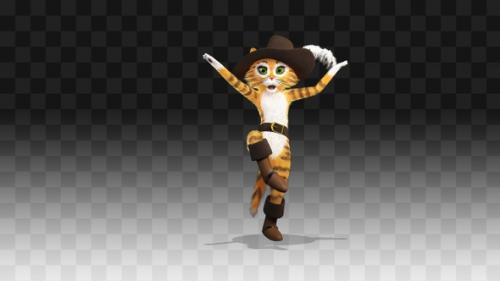 Videohive - Puss In Boots Kung Fu Fighting - 33139800