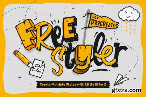CreativeMarket - Freestyler - Brushes for Procreate 5483164