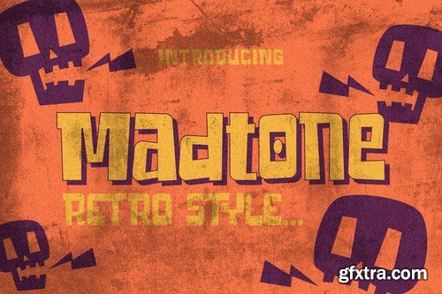 Madtone Retro Font