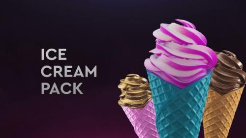 Videohive - Ice Cream Pack - 33225236