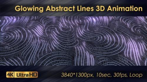 Videohive - Glowing Abstract Wave Lines Seamless Animation - 33225778