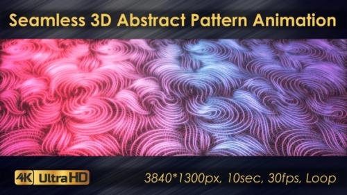 Videohive - Seamless 3D Abstract Pattern Animation - 33225782