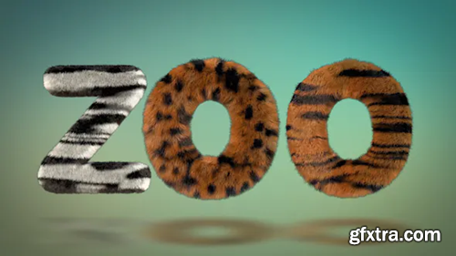 Videohive Hairy Zoo Text 16720729