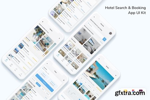 Hotel Search & Booking App UI Kit
