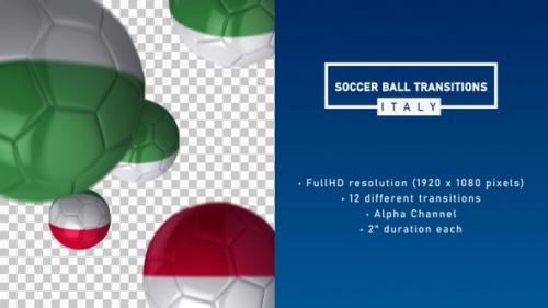 Videohive - Soccer Ball Transitions - Italy - 33226836