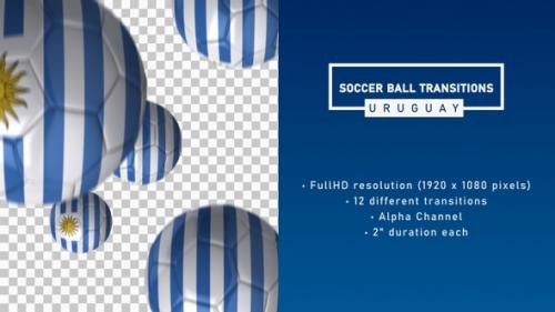 Videohive - Soccer Ball Transitions - Uruguay - 33226840