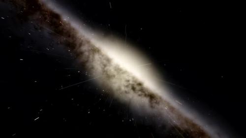 Videohive - Lightspeed Flight Towards the Center of the Andromeda Galaxy - 33227165