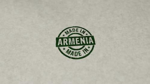 Videohive - Made in Armenia stamp and stamping loop - 33230165