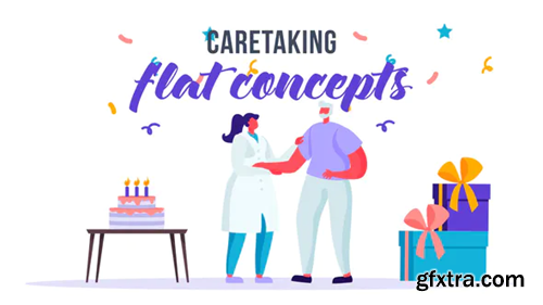 Videohive Caretaking - Flat Concept 33248724