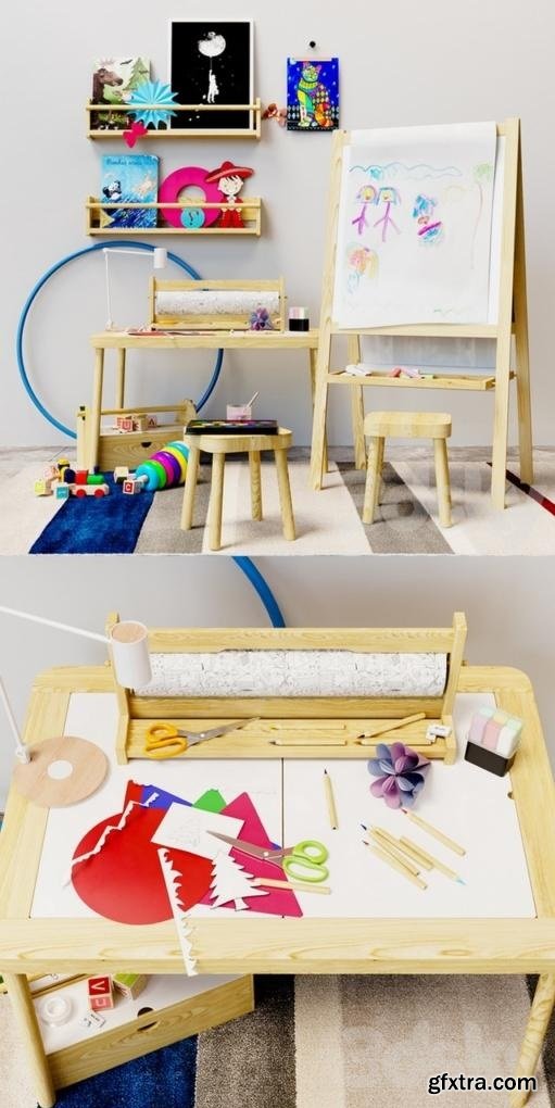 Children’s decor easel Ikea
